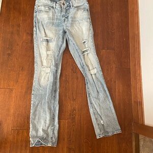 Distressed Light Blue Men’s